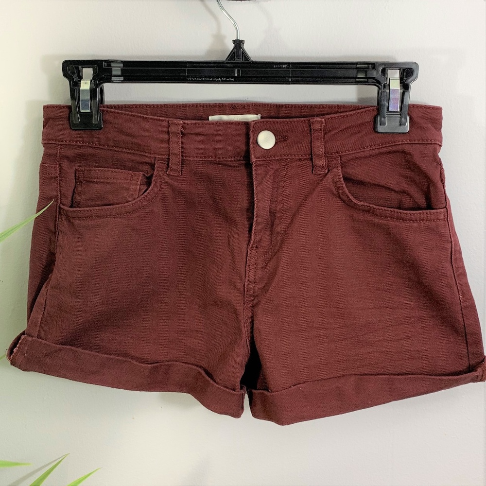 Ladies H&M Shorts Wine color